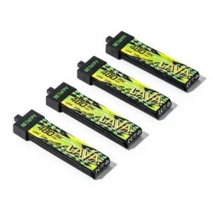 BetaFpv Lava II 480mAh 1S 95C LiHV Battery Pack (4 Pcs) - BT2.0