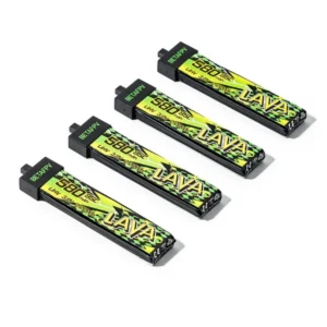 BetaFpv Lava II 580mAh 1S 95C LiHV Battery Pack (4 Pcs) - BT2.0