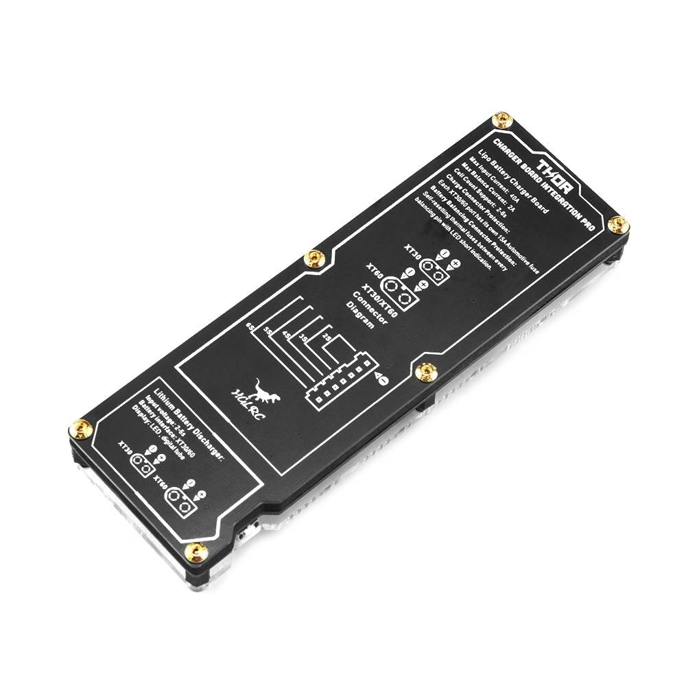 HGLRC Thor Pro Balance Charging Board XT30/XT60 w/ Integrated Discharger - 4 Port - Image 3